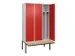 locker voor scheiding van kleding,HxBxD 2120x1200x815mm,3vak