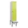 locker met bank,HxBxD 2120x400x815mm,1vak,vak B 400mm,draaigrendel