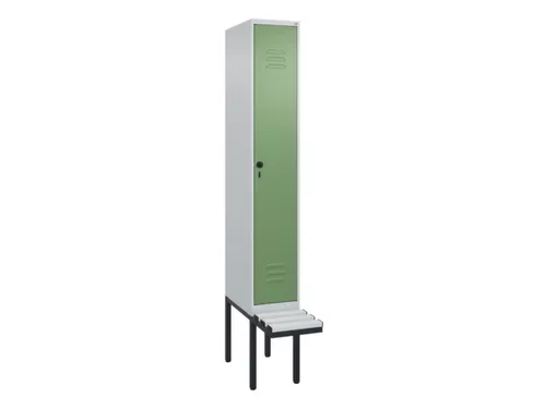 locker voor scheiding van kleding,HxBxD 2120x300x815mm,1vak