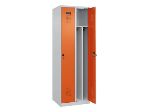 locker voor scheiding van kleding,HxBxD 1850x600x500mm,2vak