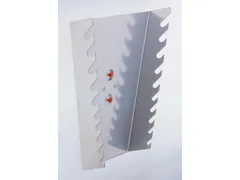 porte-clés à anneau p. plaque de rangement perforée RAL7016