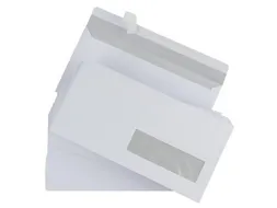Enveloppen Gallery 110x220mm Venster Rechts 30x100mm Zelfklevend