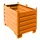 Systeem-Stapelcontainer Oranje 850x600x1200mm 500kg Inhoud 0.5m³