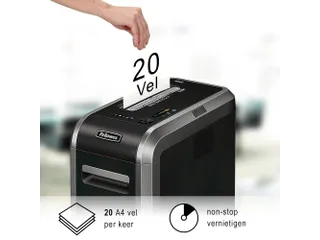 Papiervernietiger Fellowes 125ci P-4 snippers 3,9x38mm - 4