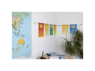Wandlijst MAUL Standard zelfklevend 50cm incl 2 magneten wit - 8