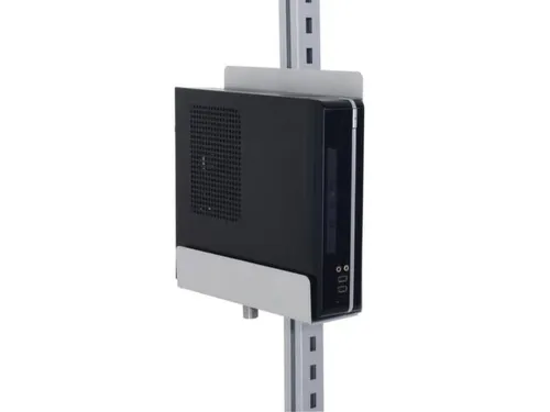 CPU-houder,v. paktafel,BxD 300x70mm,RAL9006