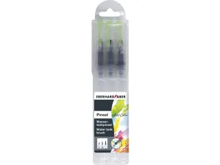 Waterpenseel set Eberhard Faber 3 maten s, m, l - 1