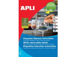 Apli Afneembare Witte Etiketten 35.6x16.9mm