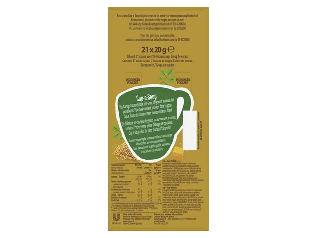 Cup-a-Soup Unox Moutarde 21x 175ml