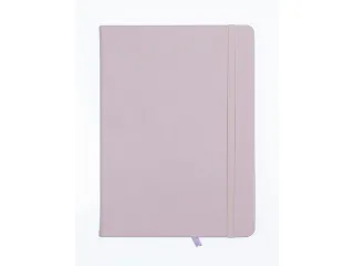 Schetsboek Kangaro A5 violet PU HC 80 blad 140gr roomwit met elastiek - 5