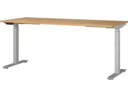 Elektrisch ihv bureau,HxBxD 720-1200x1800x800mm,blad Navarra-eiken