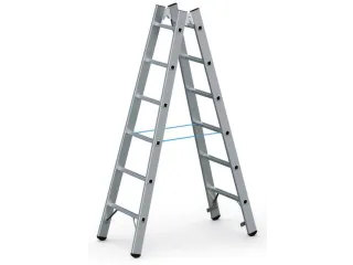 Bokladder Dubbelzijdig Aluminium L 1 78M 2X6Sporten Stalen Scharnieren - 1