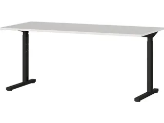 In hoogte verstelbaar bureau,HxBxD 700-800x1600x800mm,blad lichtgrijs - 1
