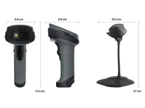 Safescan 330-W Barcodescanner met standaard 1D en 2D barcodes USB-A
