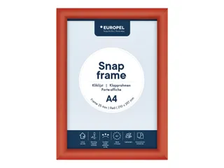 Kliklijst Europel A4 25mm rood - 1