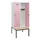 locker met bank,HxBxD 1950x800x815mm,2vak,vak B 400mm,draaigrendel