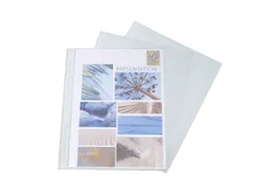 Geperforeerde Showtassen A5 Gestructureerd PP 5/100E Transparant 100st