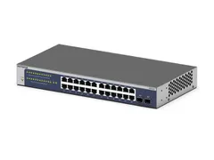 NETGEAR GS724Tv6, Managed, L2+/L3, Gigabit Ethernet (10/100/1000), Ful
