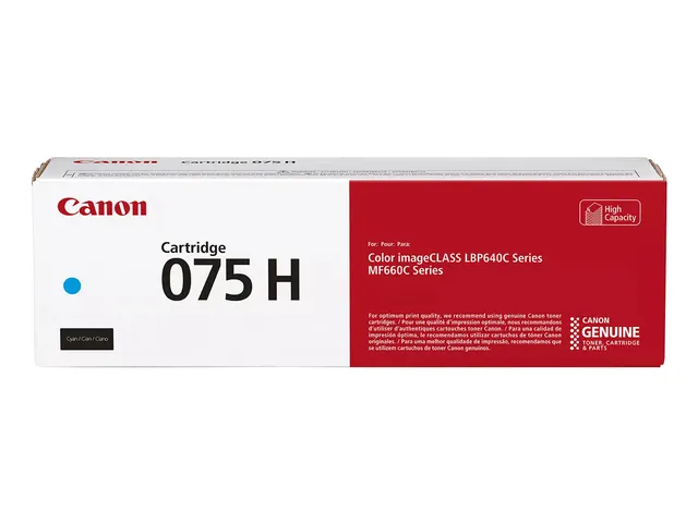 Canon 075H Toner Cyaan Hoge capaciteit voor i-SENSYS