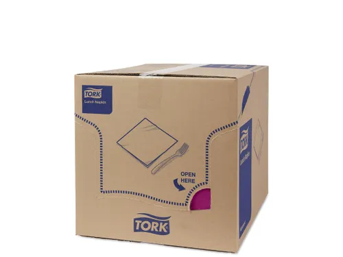 Tork 477865 Soft Lunchservet Advanced Paars 33x33cm