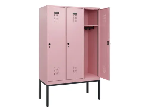 schoollocker,HxBxD 1950x1200x500mm,3vak,vak B 400mm,draaigrendel