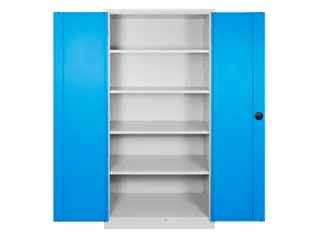 universele kast,HxBxD 1950x920x500mm,4xStalen bodem,duwstangsluiting - 2