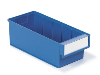 stellingbak,HxBxD 100x132x300mm,PP,blauw - 1