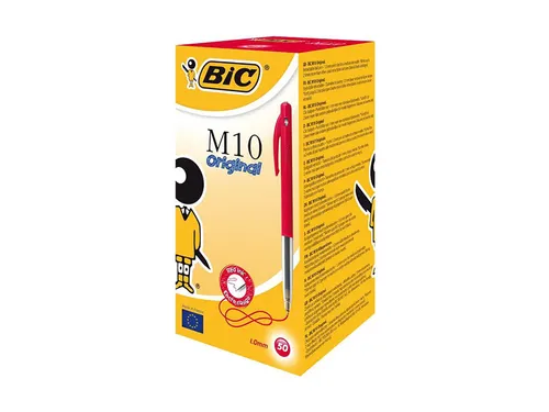 Balpen Bic M10 medium rood