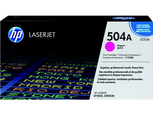 HP CE253A 504A Toner Magenta 7.000 Pagina's Origineel
