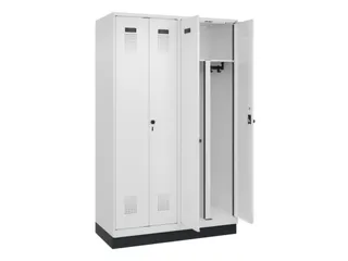 PBM-locker,HxBxD 1950x1200x500mm,4vak,vak B 300mm,draaigrendel - 1
