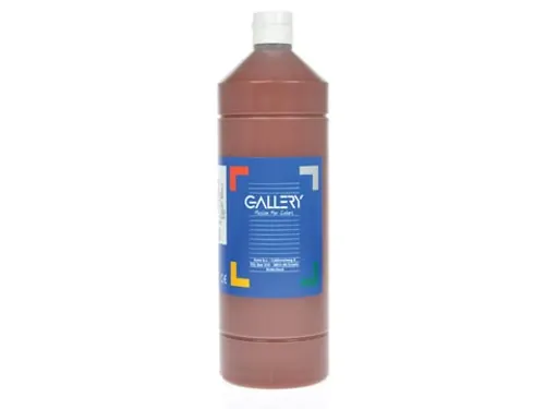 Plakkaatverf Flacon Van 1 Liter Donkerbruin