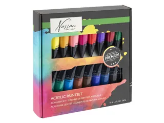 Acrylverf Nassau fine art doos à 18 tubes à 36ml - 1