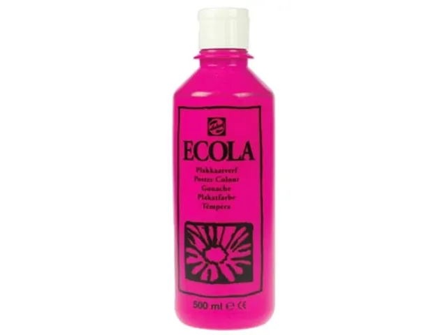 Plakkaatverf Ecola Flacon van 500 ml Magenta