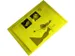 Documentenmap Met Velcro Sluiting A4 Geel Pak 10 Stuks