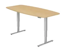 In hoogte verstelbare vergadertafel,HxBxD 635-1285x2200x1030mm