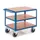 tafelwagen,draagverm. 600kg,3etage(s),laadvl. LxB 1000x700mm,houtetage