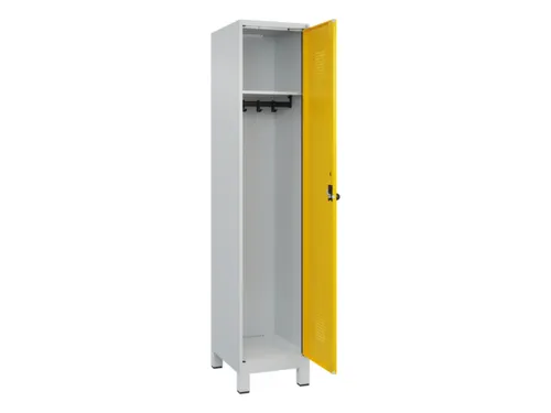 locker,HxBxD 1950x400x500mm,1vak,vak B 400mm,draaigrendel,voeten