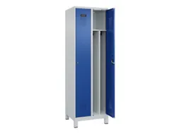 locker voor scheiding van kleding,HxBxD 1950x600x500mm,2vak