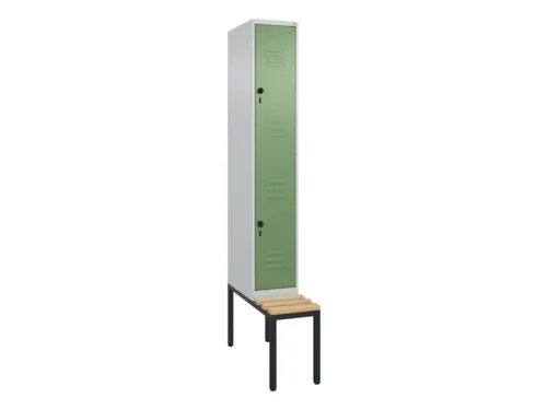 Dubbeldekse dekenkist,HxBxD 2120x300x815mm,1x2vak.,vak B 300mm