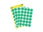 Etiket Avery Zweckform 3006 Rond Ø18mm Groen 96 Stuks