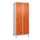 locker,HxBxD 1950x800x500mm,2vak,vak B 400mm,draaigrendel,voeten