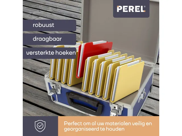 Valise À Outils En Aluminium - 320x230x155mm - 11,4 L - Bleu