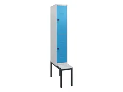 Dubbeldekse dekenkist,HxBxD 1950x300x815mm,1x2vak.,vak B 300mm