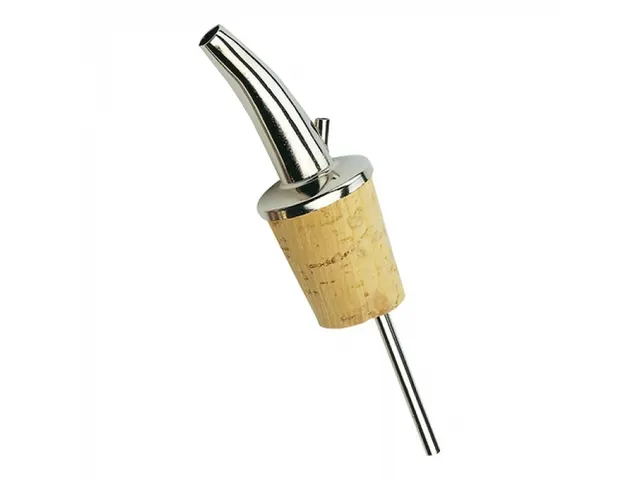 Schenkkurk RVS lang blister 2 stuks