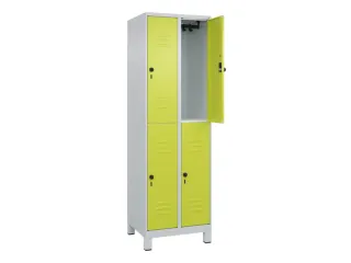 dubbeldekse locker,HxBxD 1950x600x500mm,2x2vak.,vak B 300mm - 2