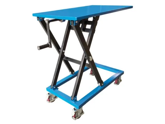 Mobiele heftafel met spindel,draagverm. 350kg,platform LxB 950x600mm