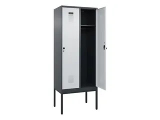 locker,HxBxD 2120x800x500mm,2vak,vak B 400mm,draaigrendel - 1
