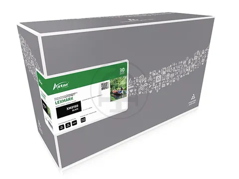 AS20018 ASTAR LEXMARK Zwart 24B6186 XM toner