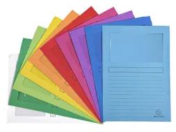Venstermap Exacompta Forever L-model 120gr assorti 10 stuks