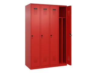 locker voor scheiding van kleding,HxBxD 1850x1200x500mm,4vak - 1